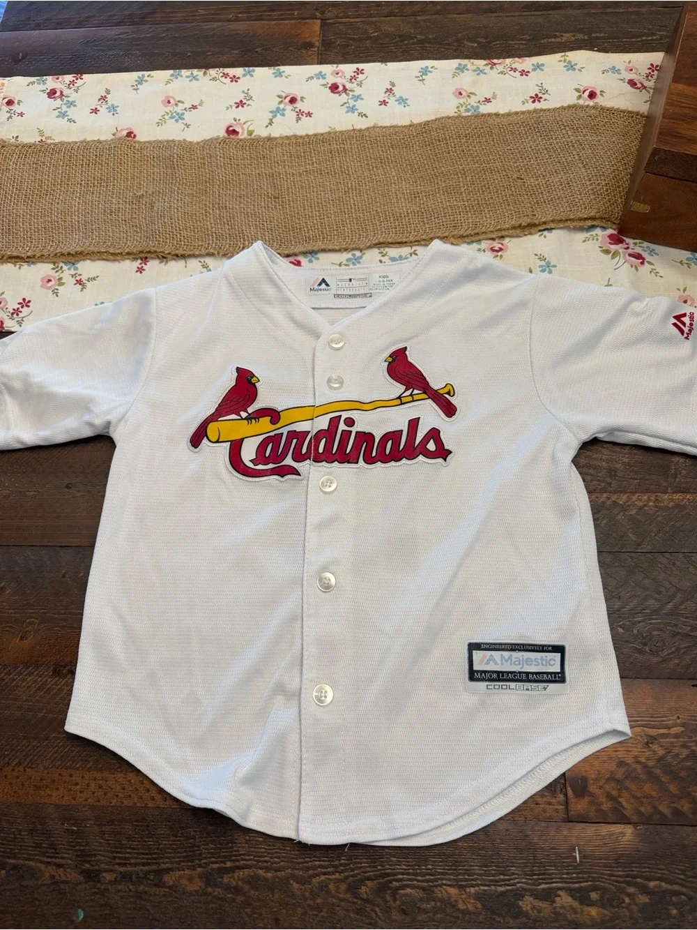 MLB Arizona Cardinals youth kids baseball jersey Tommy Edman Size L 6x 7 GUC
